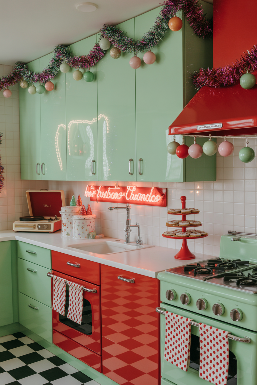 Tinsel & Treats Retro Kitchen