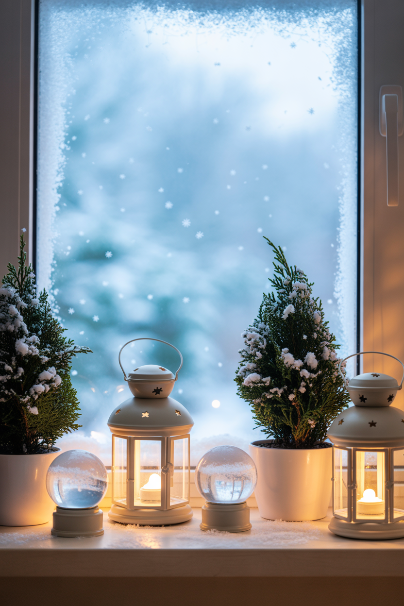 Winter Wonderland Window Sill