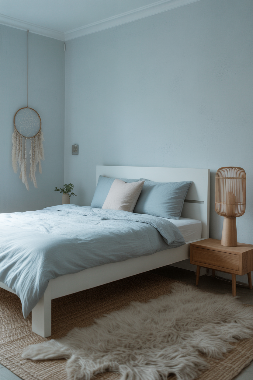 Minimalist Blue Boho