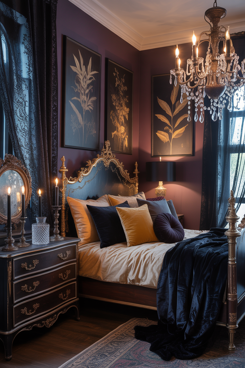 Opulent Gothic Boudoir
