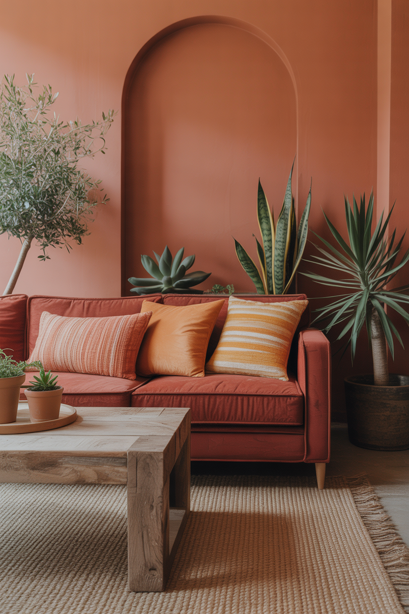 Warm Terracotta Accents