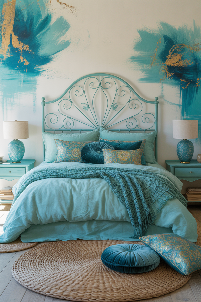 Boho Chic with Turquoise Hues