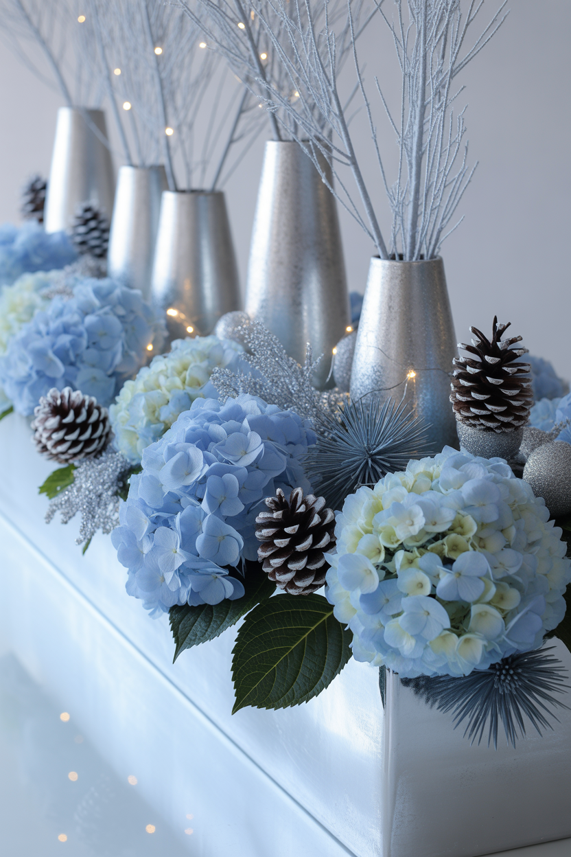 Icy Blue & Silver Elegance