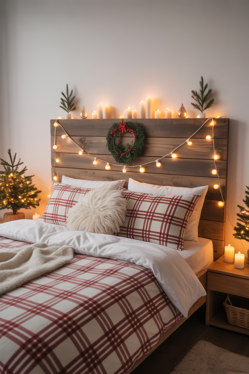Nordic Inspired Christmas Bedroom