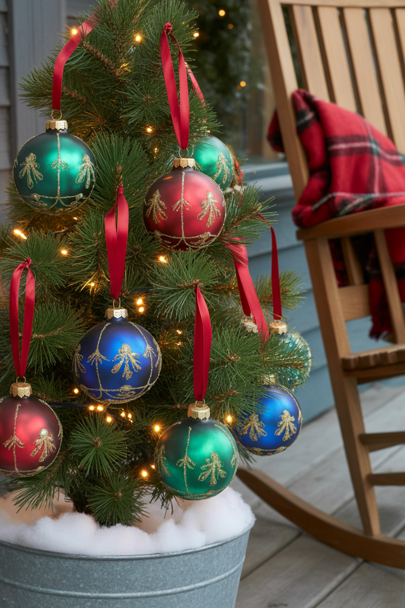 Vintage Ornament Tree