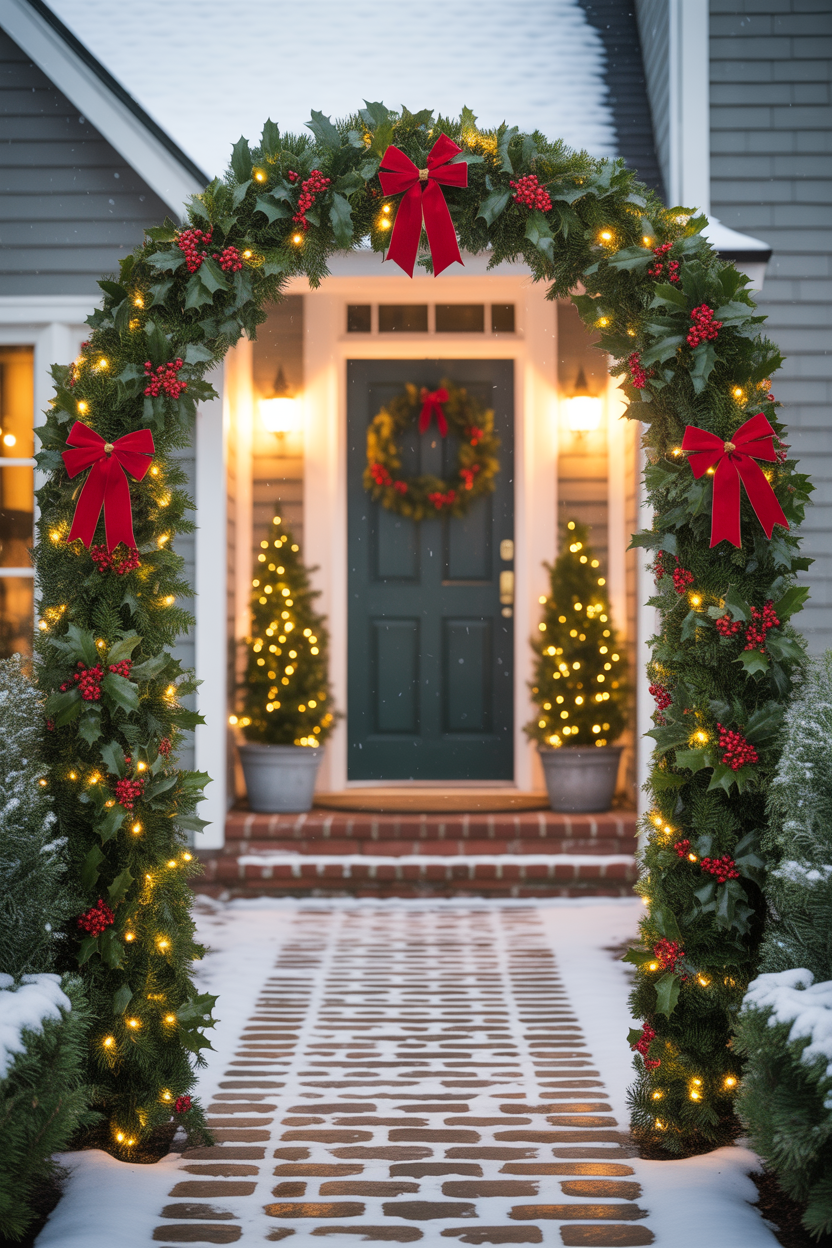 Holly Berry Archway