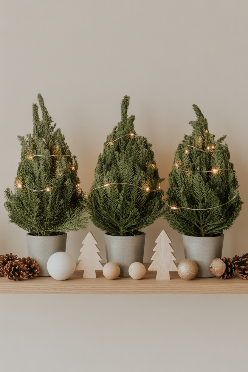 Tiny Fir Tree Arrangements