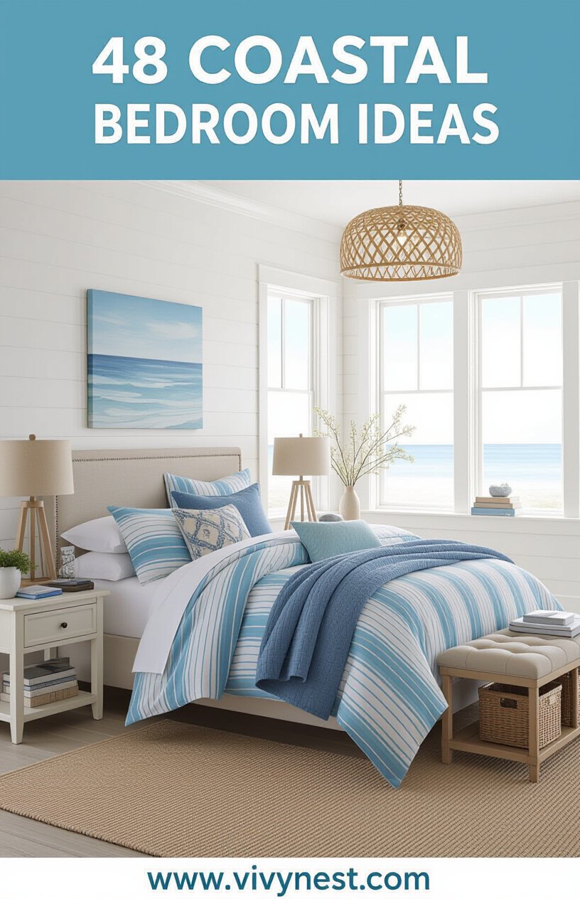 48 Coastal Bedroom ideas