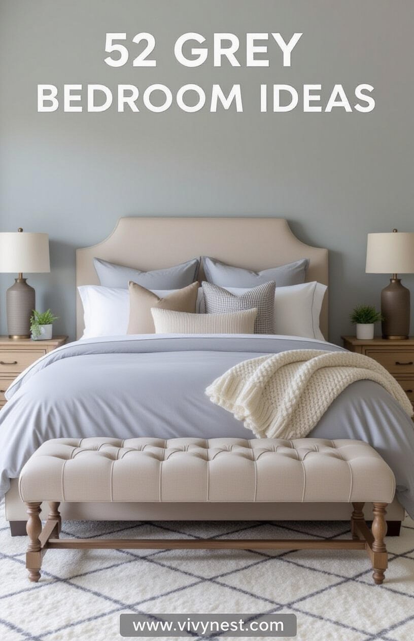 52 Grey Bedroom Ideas