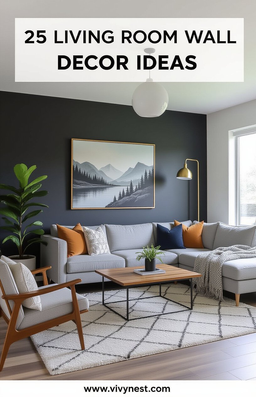 25 Living Room Wall Decor Ideas