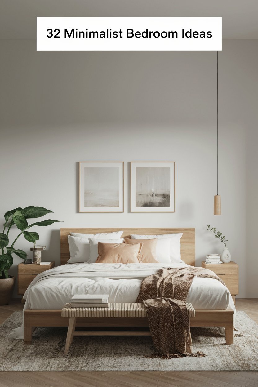 32 Minimalist Bedroom Ideas