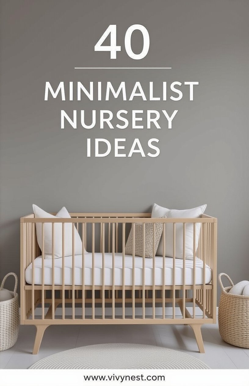 40 Minimalist Nursery Ideas
