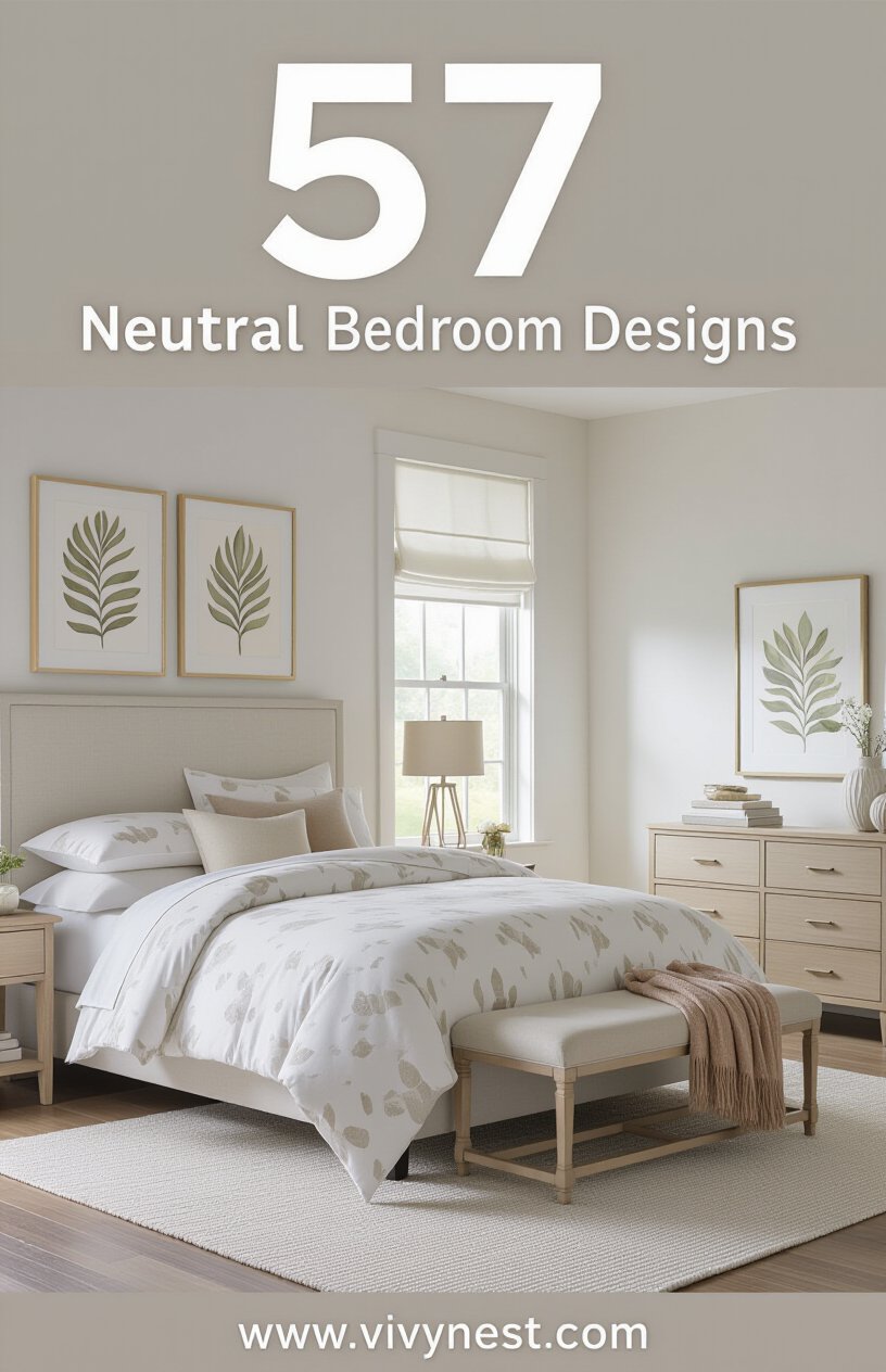 57 Neutral Bedroom Designs