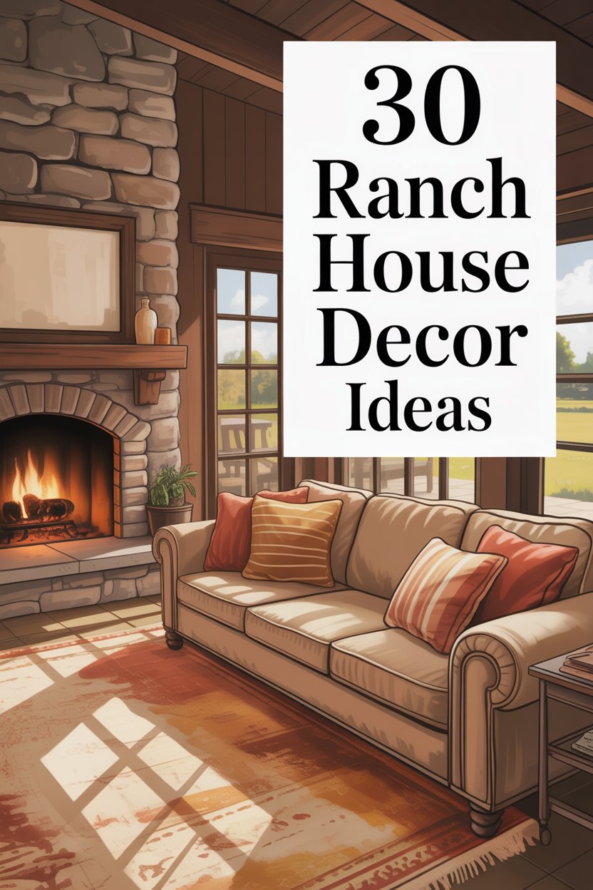 30 Ranch House Decor Ideas