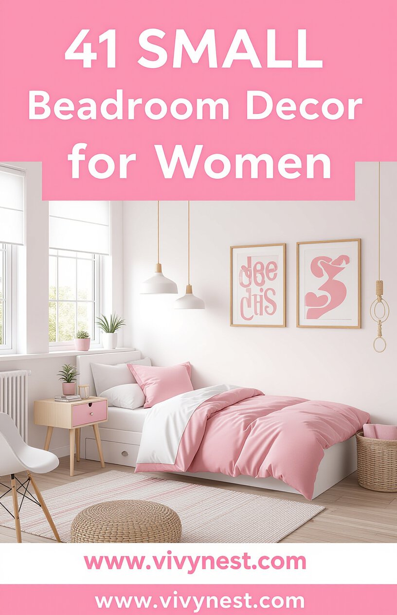 41 Small Bedroom Decor Ideas for Women