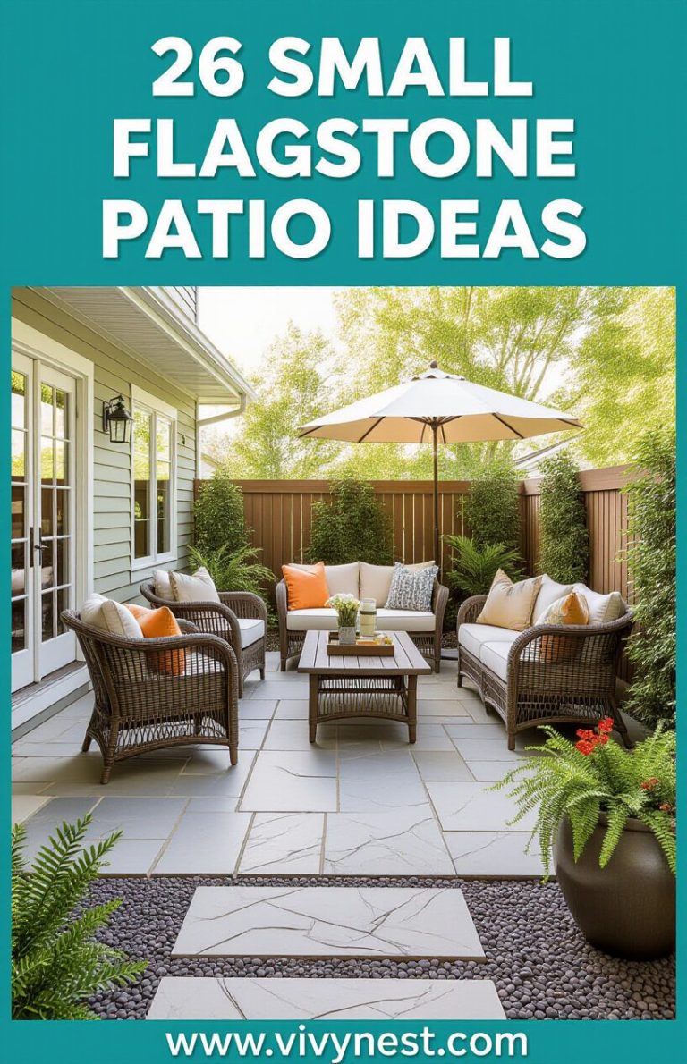 26 Small Flagstone Patio Ideas – VivyNest