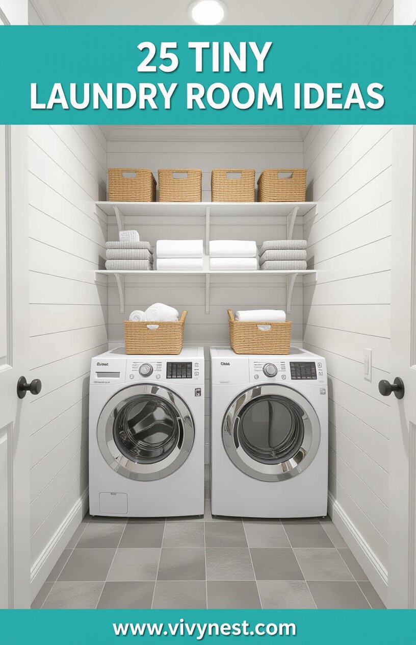 25 Tiny Laundry Room Ideas