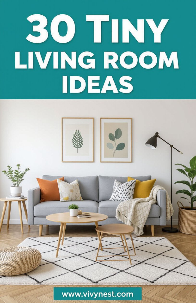 30 Tiny Living Room Ideas