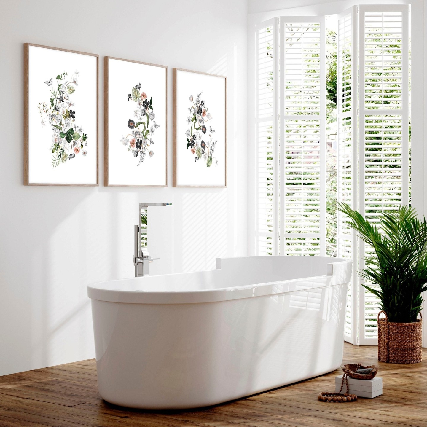 14. Cascading Copper Pipes and Vintage Mirrors In a Compact Urban Oasis
