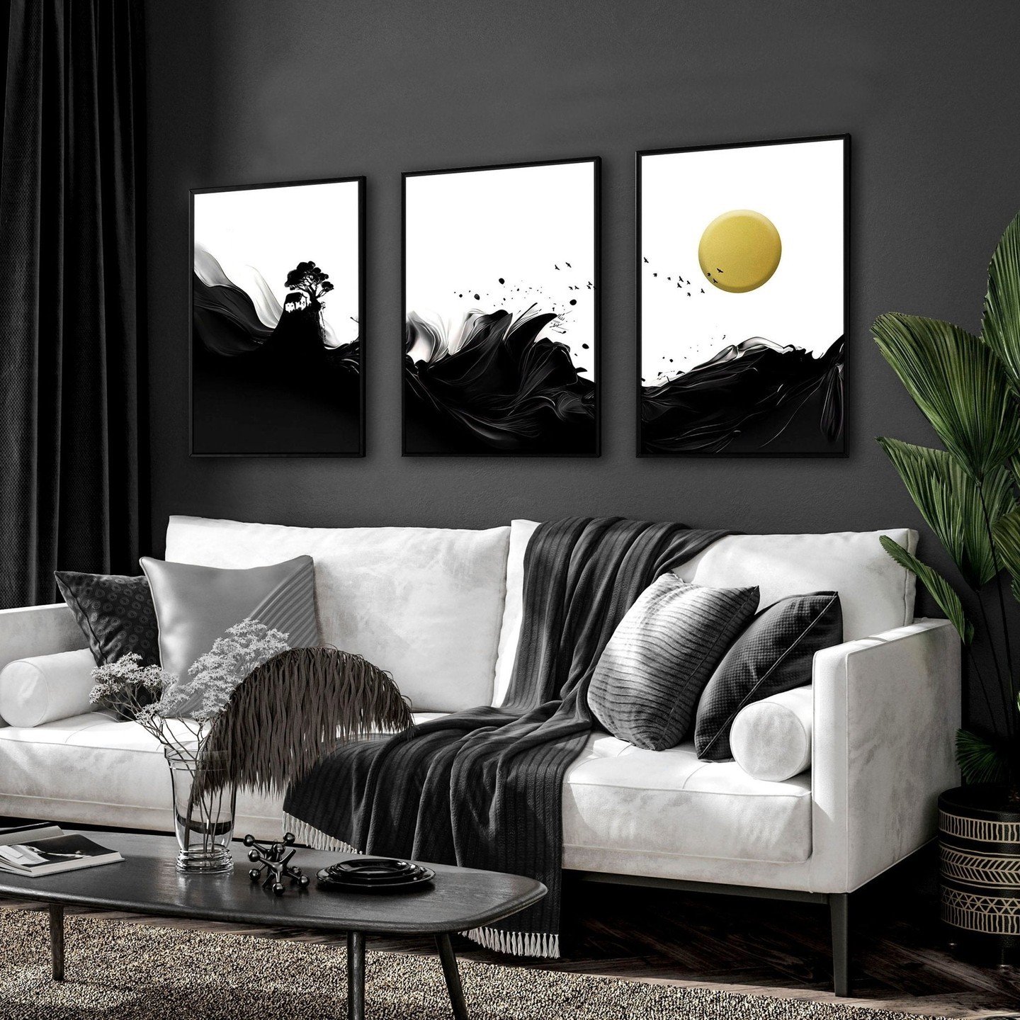 15. a Tapestry Of Tranquility with Geometric Serenity and Succulent Accents