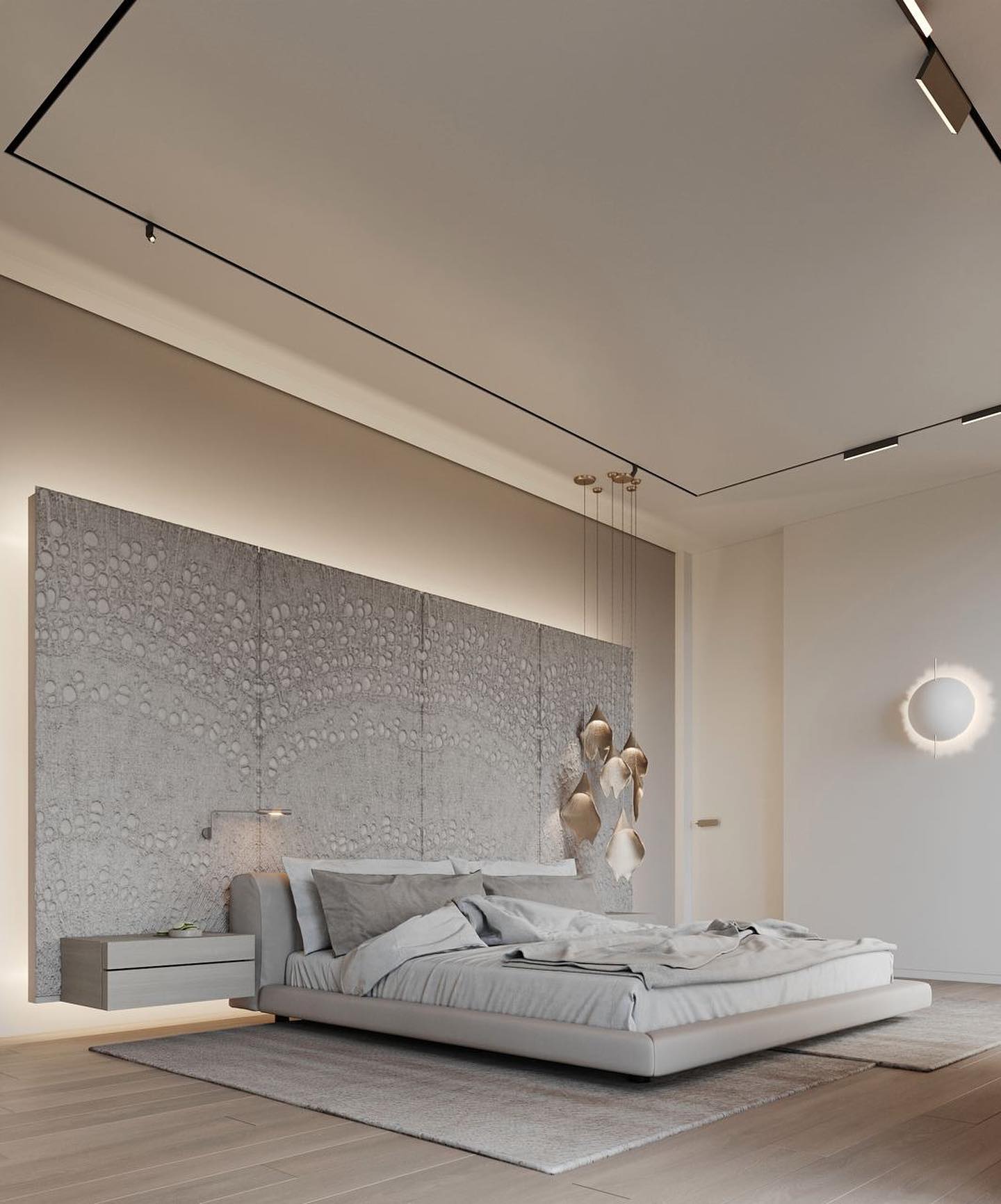 34. Moonlit Serenity: the Whisper Of Silver Mist In a Bedroom Retreat