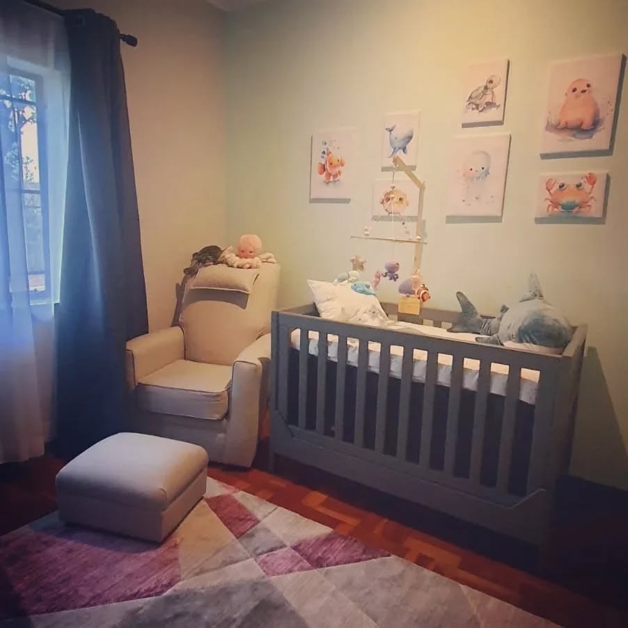 19. a Whimsical Ballet Of Butterflies and Blossoms Above a Vintage Crib