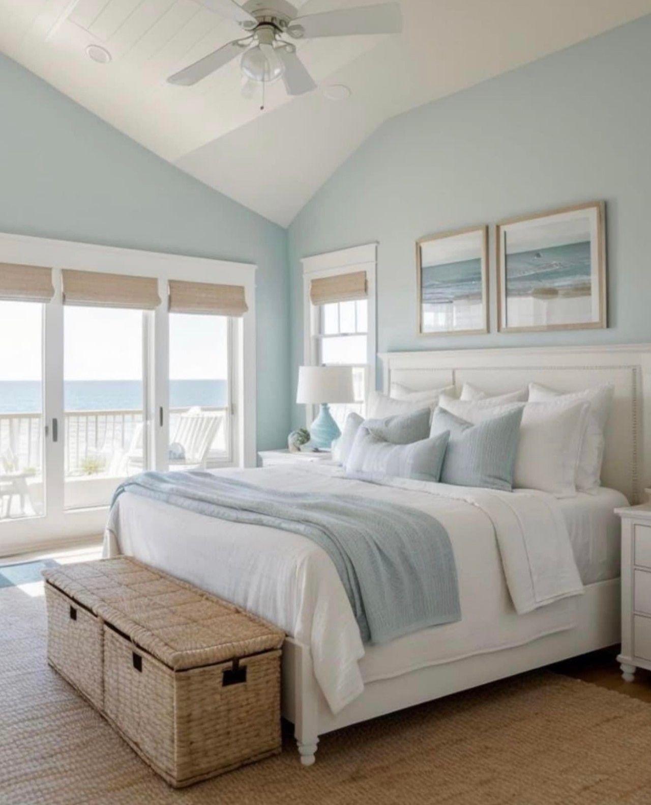 35. Moonlit Sands and Driftwood Dreams: the Coastal Bedroom with a Hammock Haven