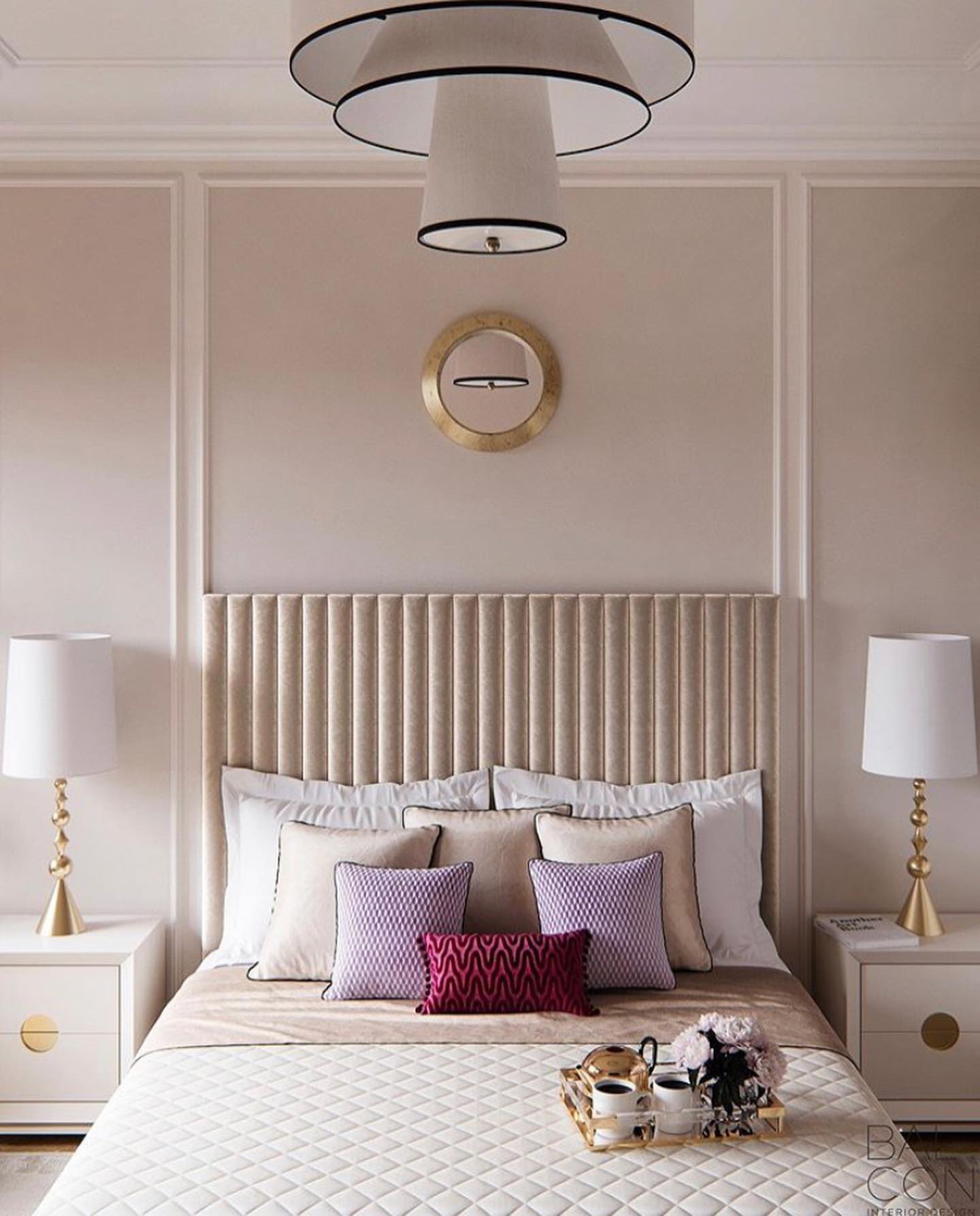 29. the Moonlit Lavender Dream: a Canopy Bed with Sheer Lilac Drapes and Starry Fairy Lights