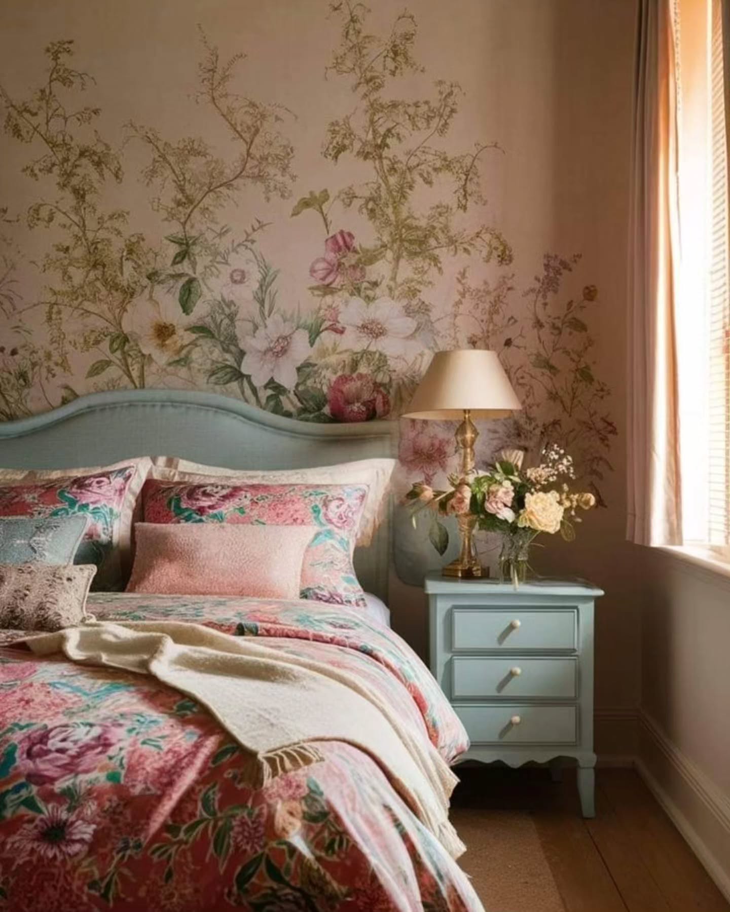 17. Soft Lavender Accents Meet Geometric Patterns In Cozy Corner Nook