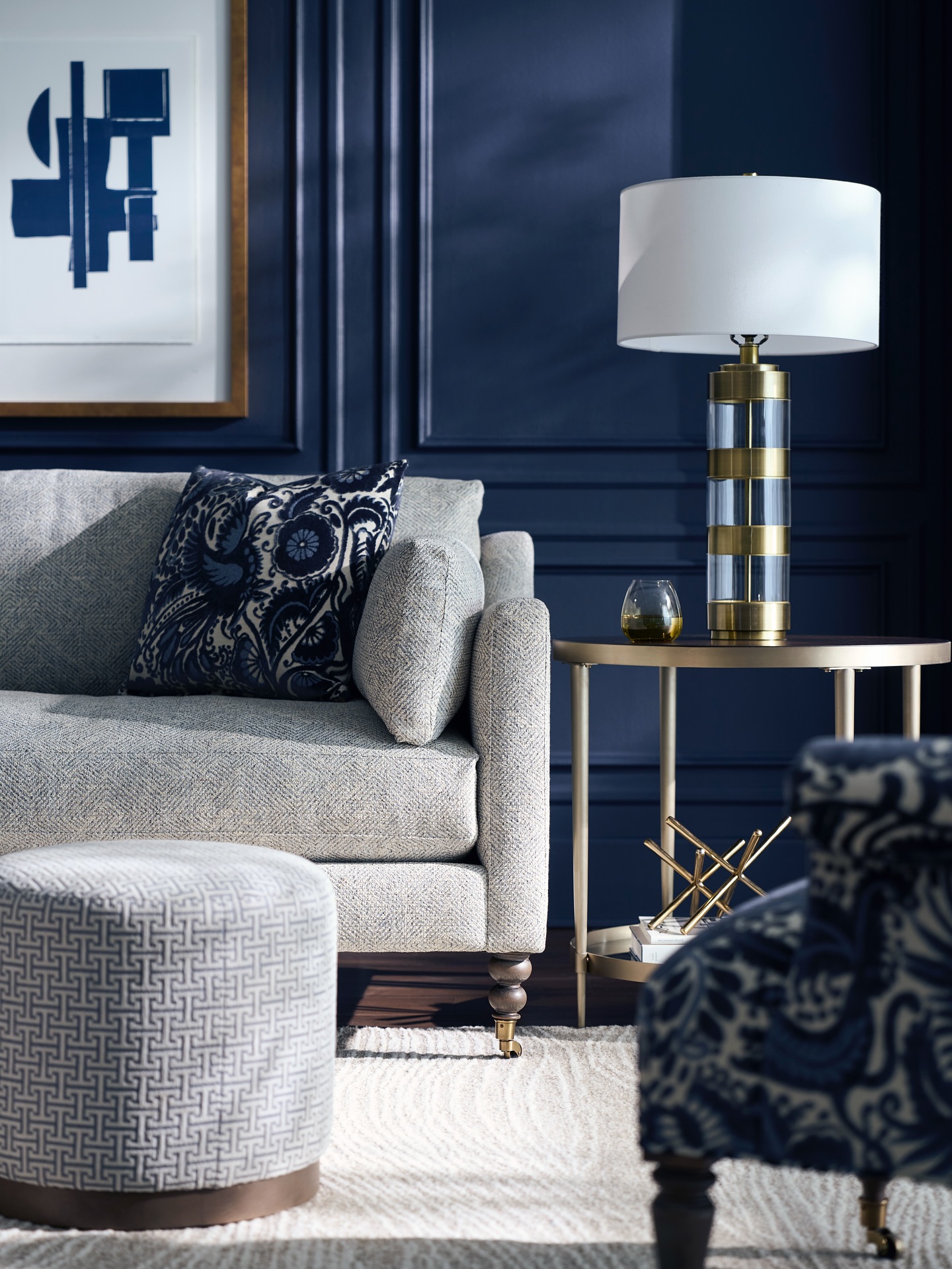 33. a Trio Of Terracotta Pots with a Twist Of Twisted Rope and Dried Lavender