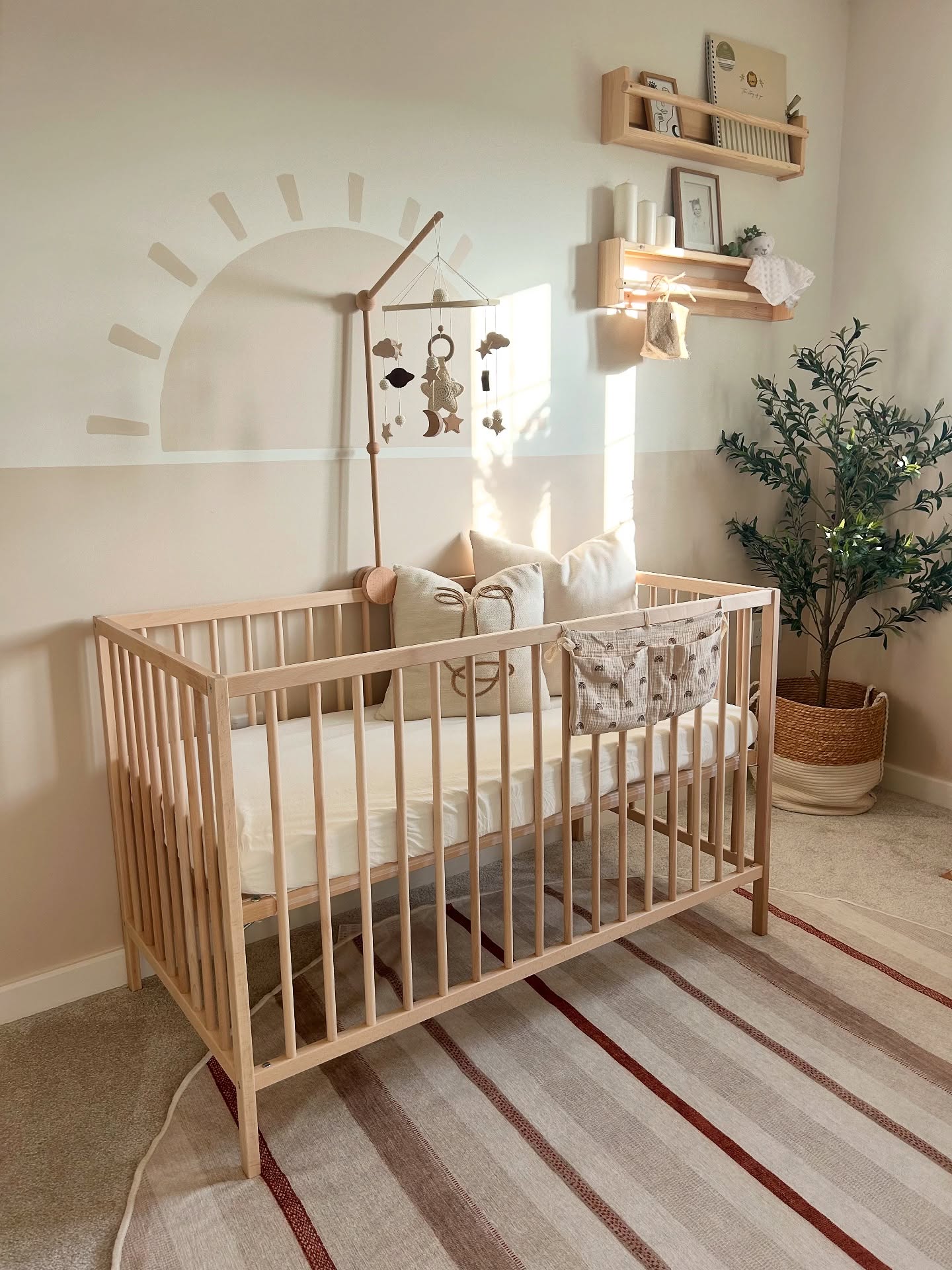 9. Twilight Garden Crib with Constellation Canopy