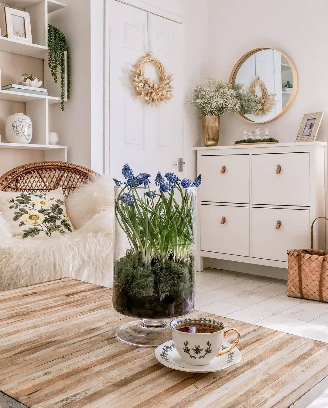 26. a Tapestry Of Earthy Tones and Rustic Charm with a Single Blooming Orchid