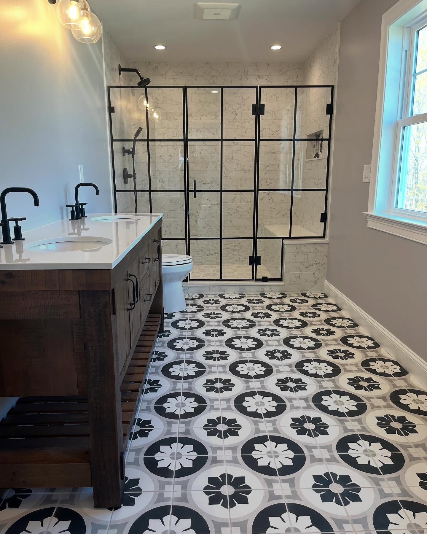 18. the Weathered Wood Vanity and Galvanized Metal Sink Fusion