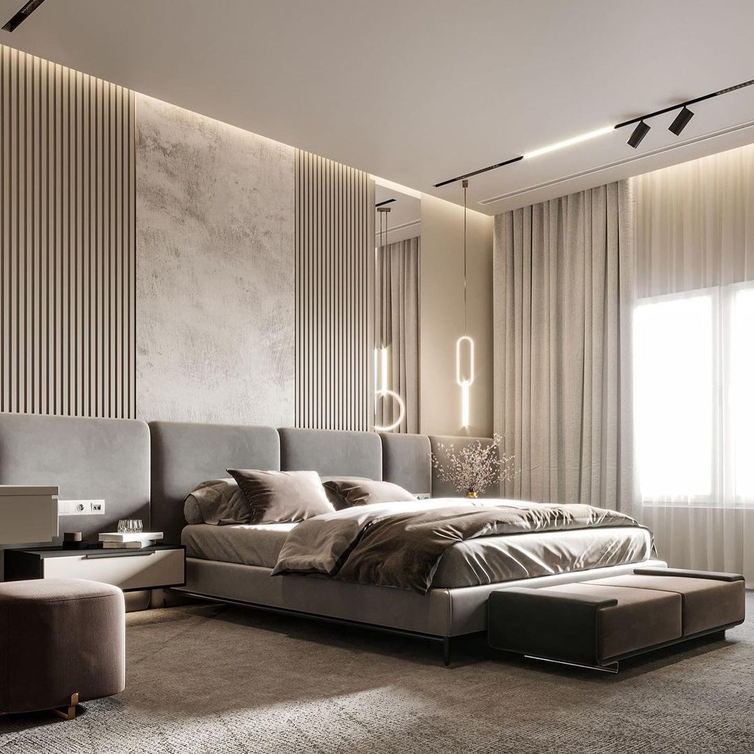 51. the Soft Glow Of Moonlit Sands: a Bedroom with Dunes-inspired Bedding and Whisper-quiet Walls