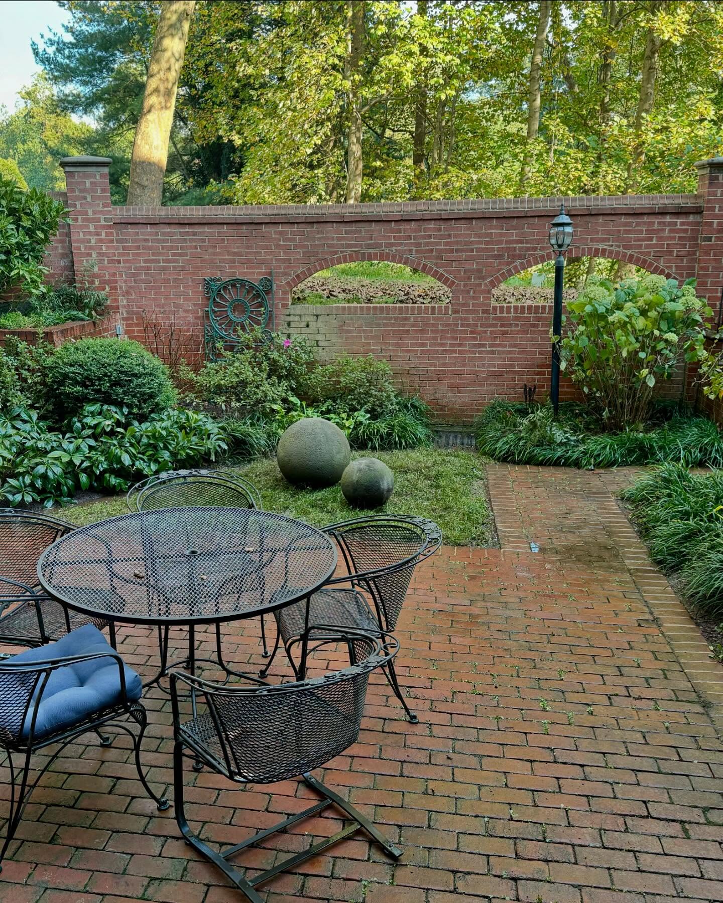 13. Moonlit Pathway Garden with Stone Lantern Accents