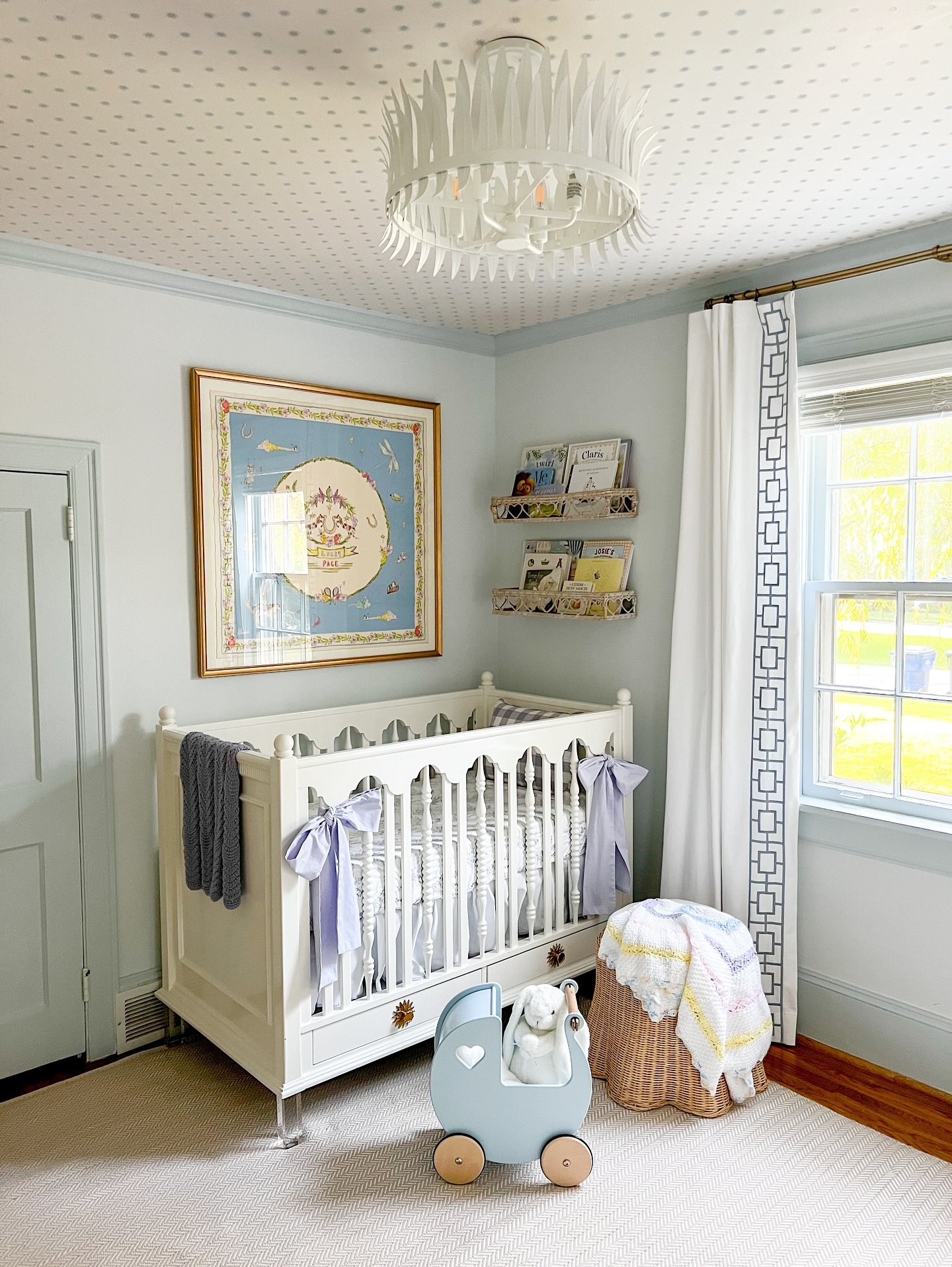 3. Moonlit Meadow Mobiles and Muted Mint Walls: a Gender-neutral Nursery Haven