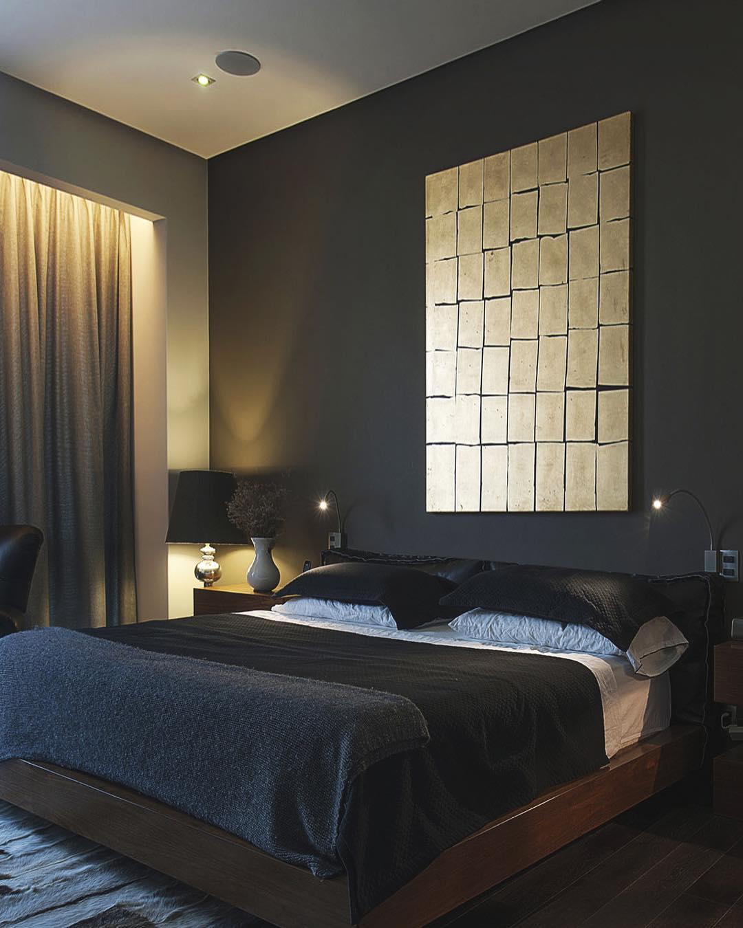 24. Masculine Minimalism with Industrial Edge and Concrete Accents