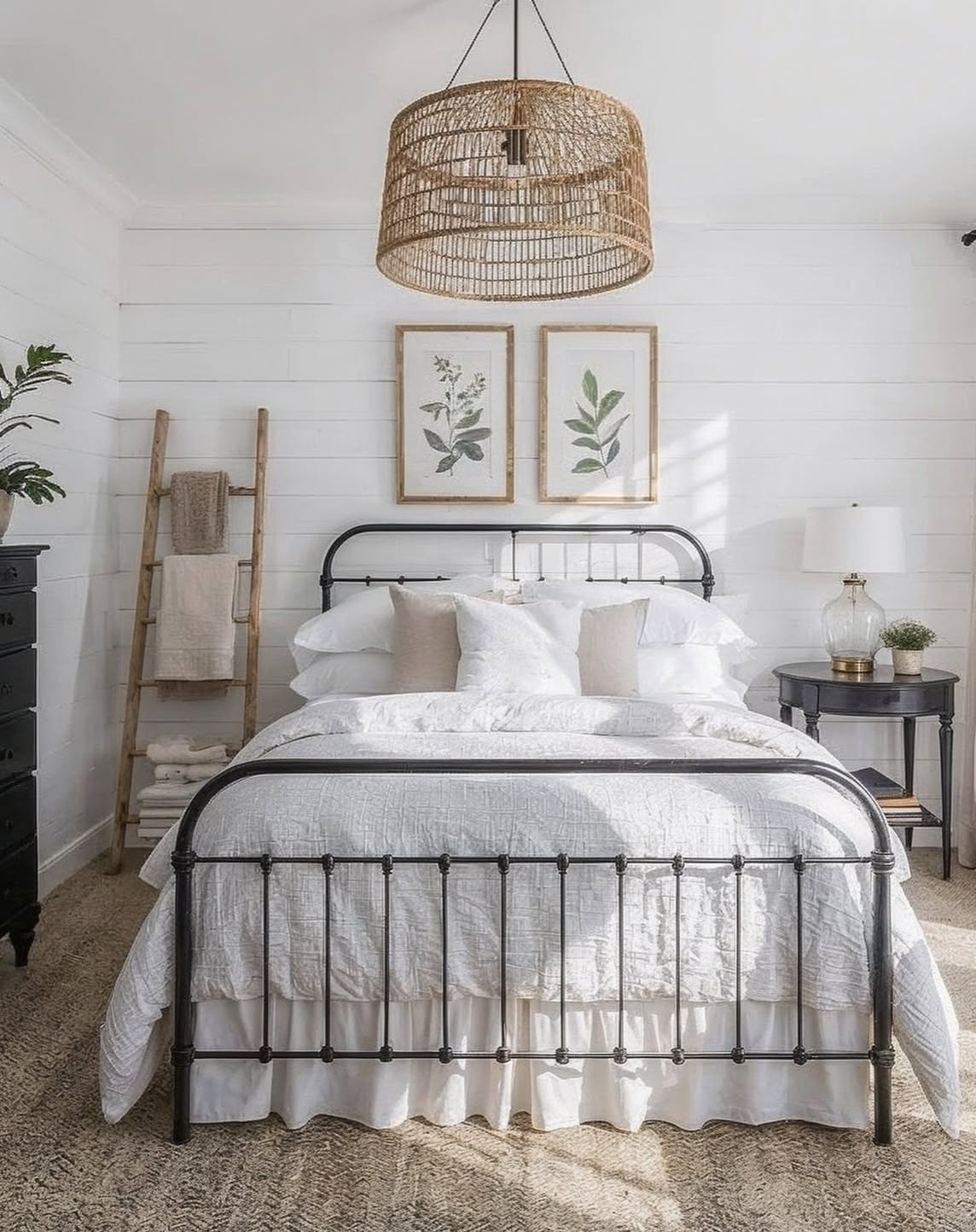 28. a Canopy Of Rustic Charm with Woven Wonders and Vintage Lanterns