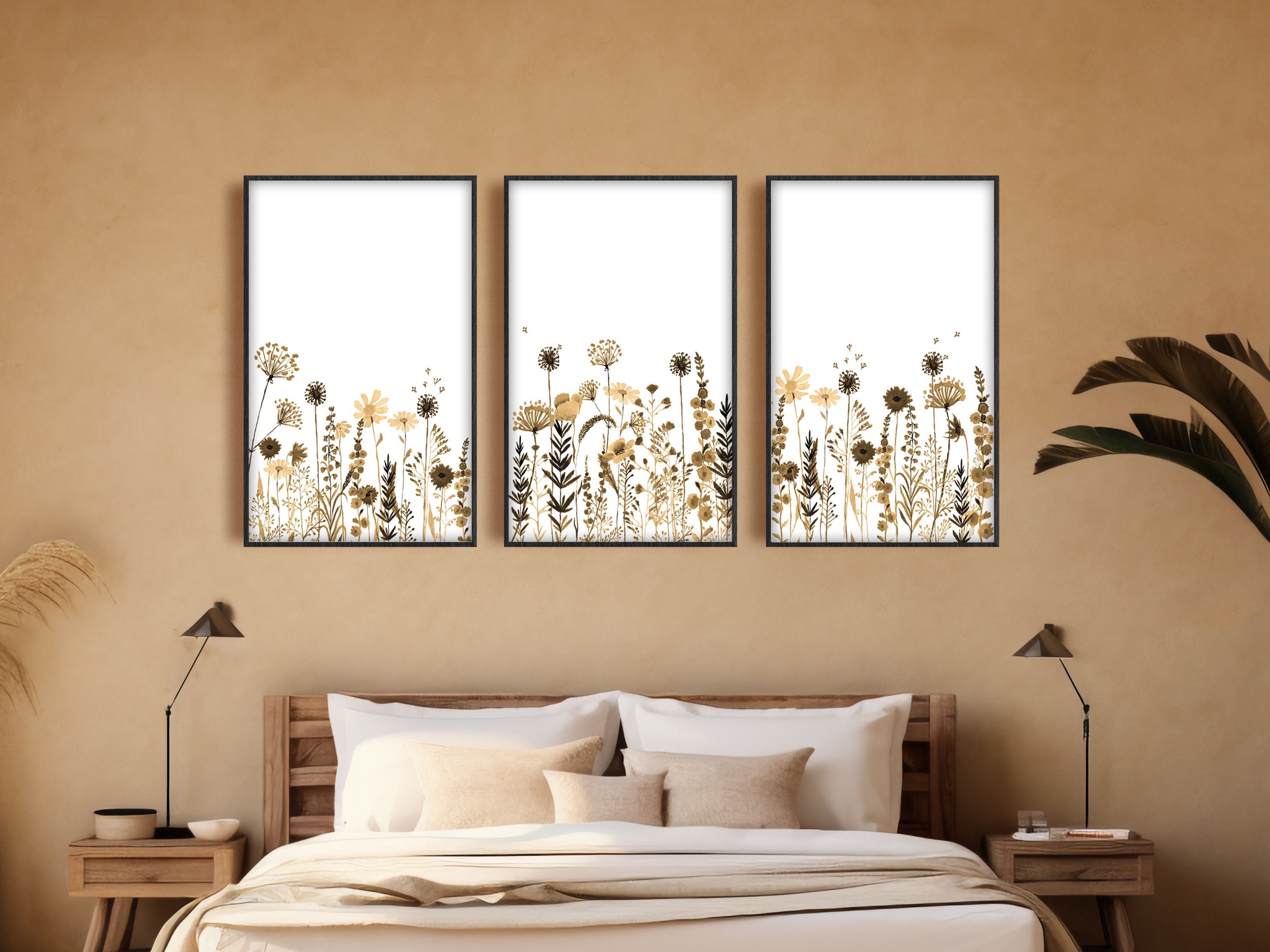 67. Whimsical Forest Canopy with Twinkling Fairy Lights and Rustic Wooden Frame