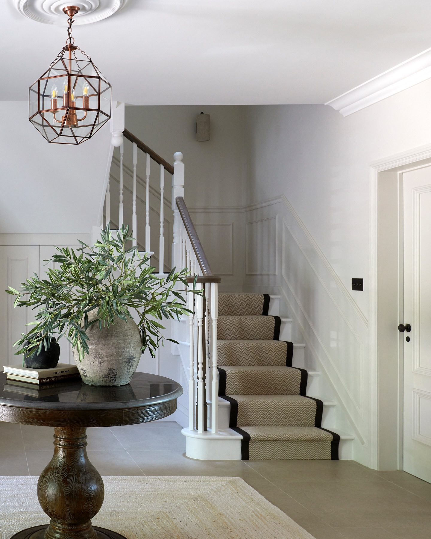 35. the Crimson Velvet Curtains Frame a Grand Piano In a Sunlit Hallway