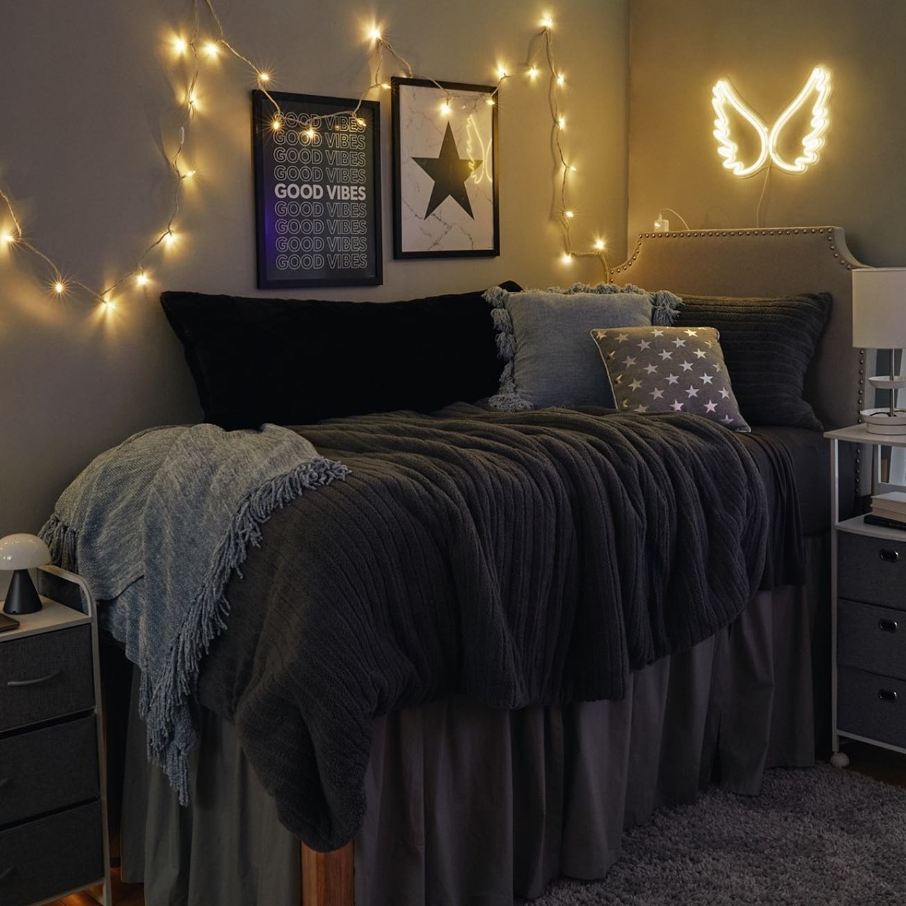 13. a Tapestry Of Bohemian Dreams with Starry Night Lights
