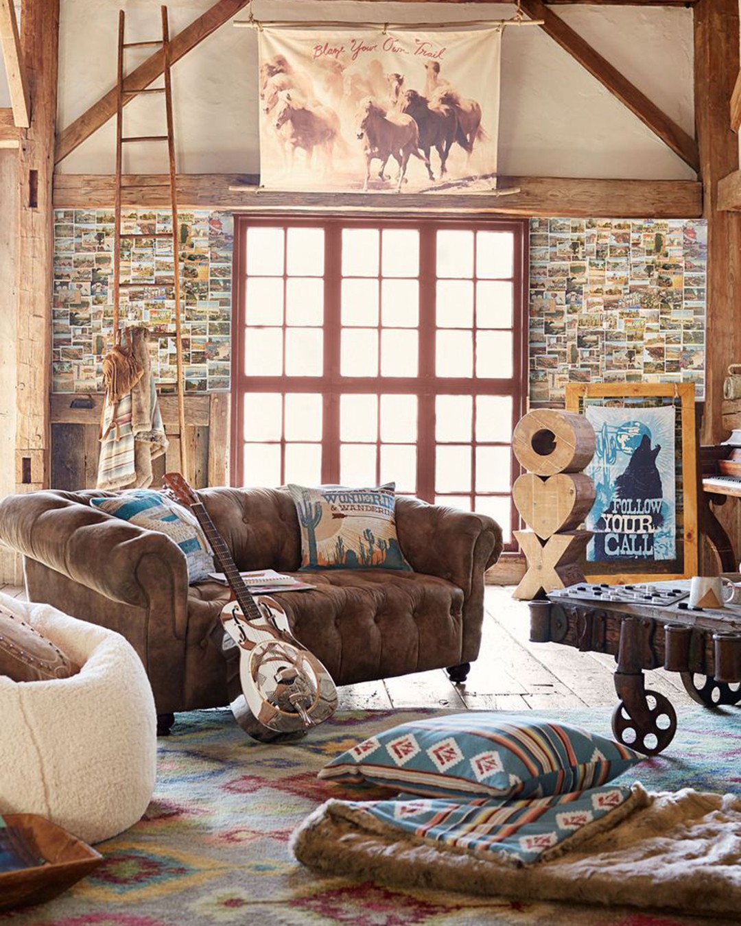 3. the Sunlit Porch with Wicker Charm and Vintage Typewriter