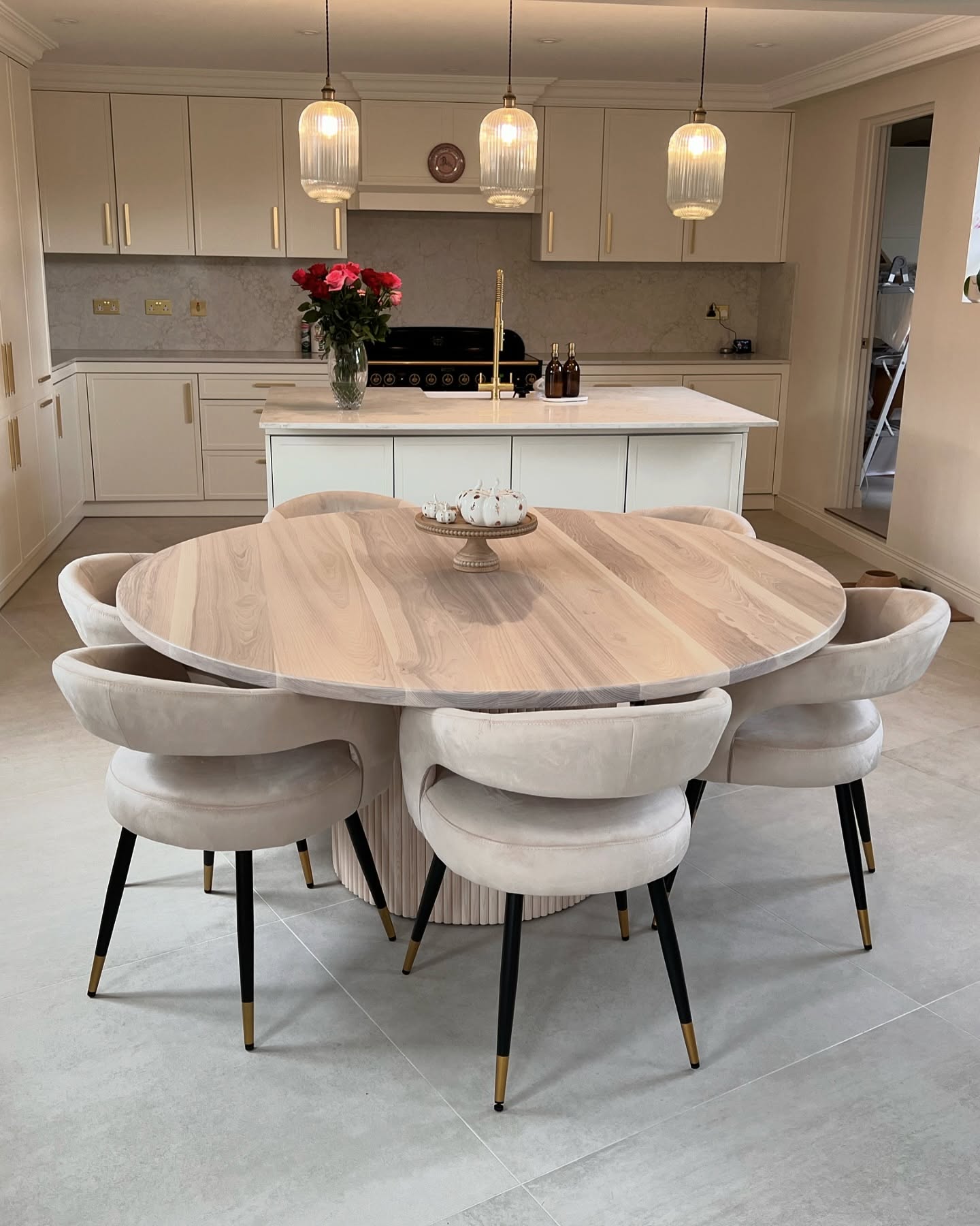 21. Mid-century Modern Table with Butterfly Legs and Honeycomb Top
