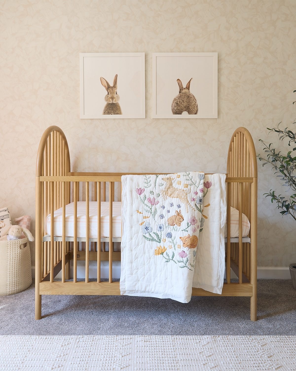 6. Soft Lavender Whispers with a Whimsical Owl Guardian