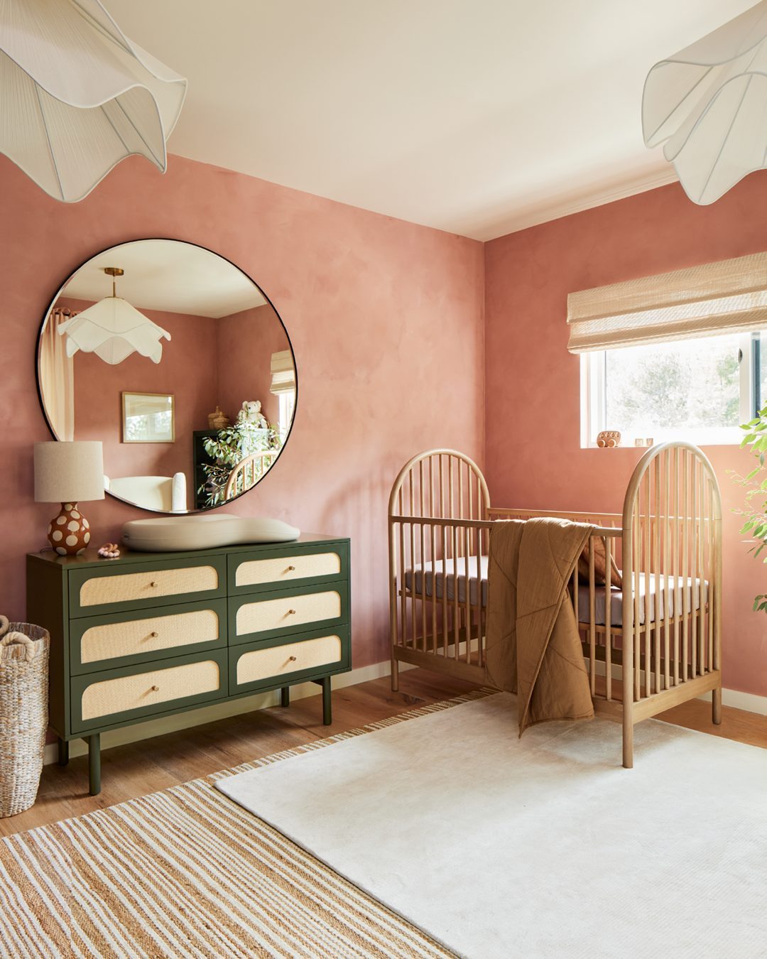 9. Whimsical Woodland Wall with Fox and Owl Silhouettes