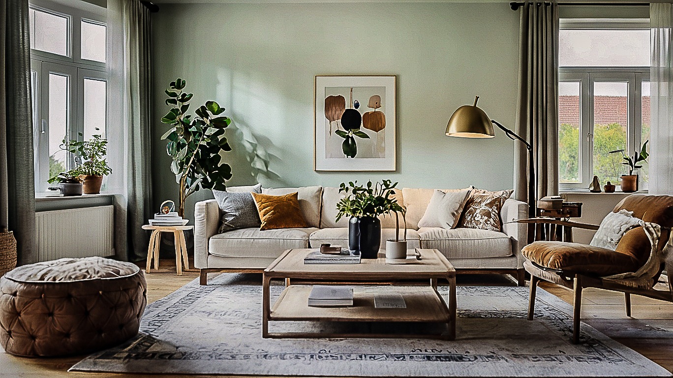 28. a Monochrome Haven with a Suspended Orb and Geometric Shadows