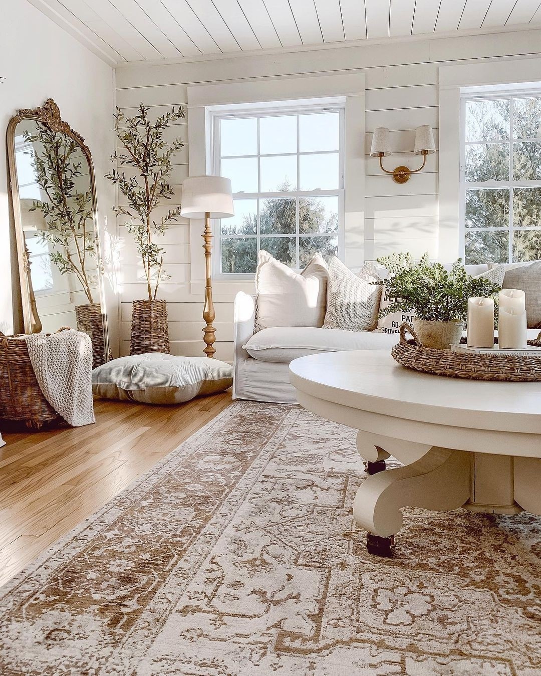 9. Rustic Charm Meets Industrial Edge with Exposed Brick and Vintage Radio