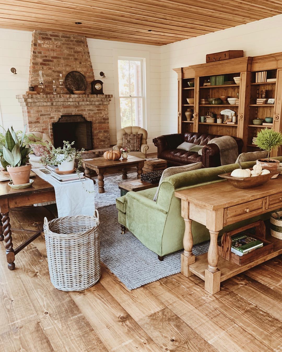 3. Vintage Typewriter on Rustic Mantel with Sunlit Window