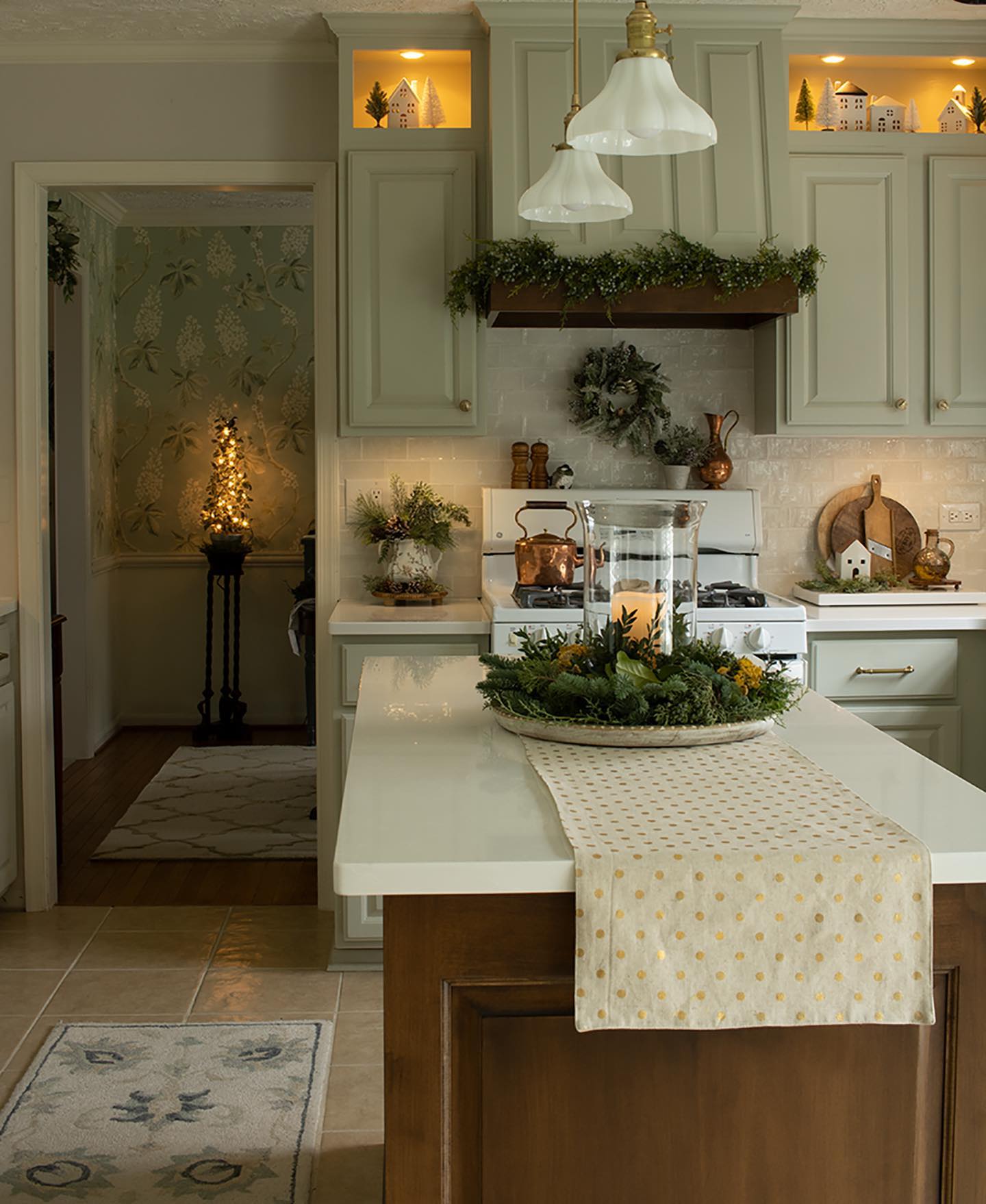 9. Verdant Vines and Vintage Vases: a Kitchen Transformation