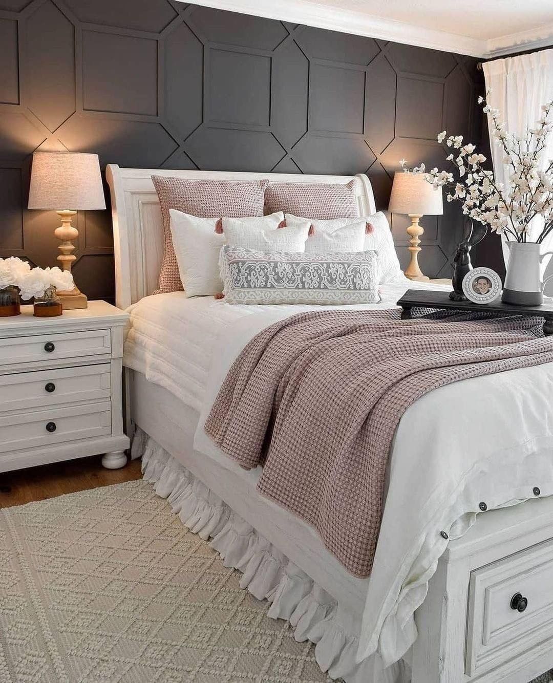 17. a Sunlit Wicker Haven with Quilted Comforts and Rustic Charm